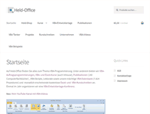 Tablet Screenshot of held-office.de